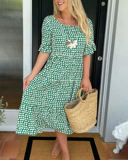 Mariam™ – Midikleid mit Rüschenärmeln