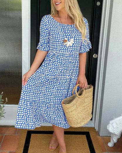 Mariam™ – Midikleid mit Rüschenärmeln