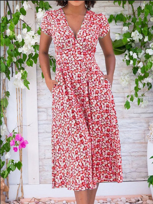 Scarlet™ - Geblümtes Maxikleid