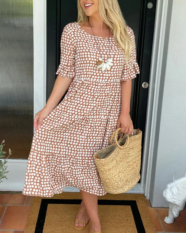 Mariam™ – Midikleid mit Rüschenärmeln