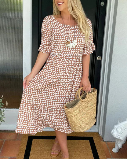 Mariam™ – Midikleid mit Rüschenärmeln