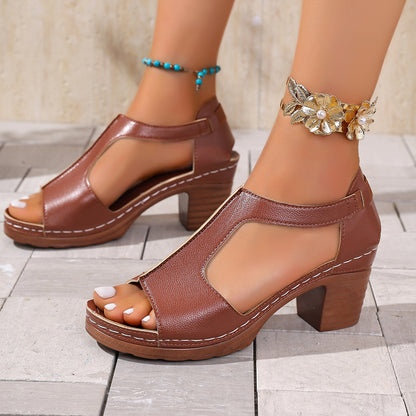 Sophie™ - Open-teen sandalen met hak