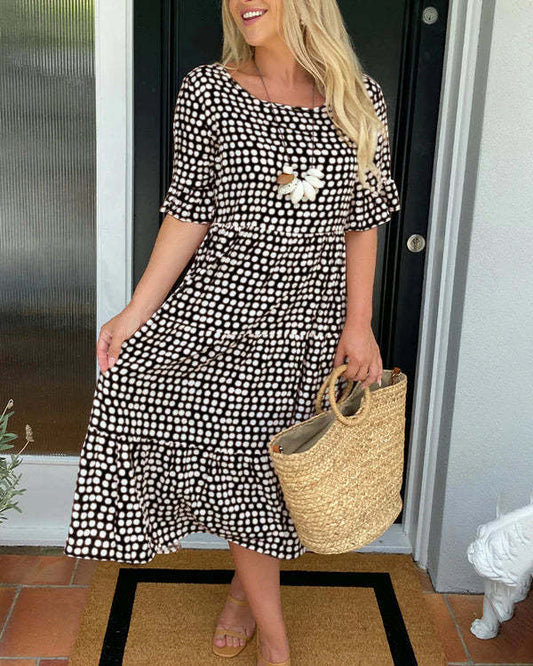 Mariam™ – Midikleid mit Rüschenärmeln