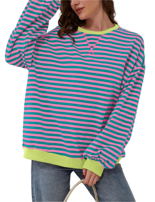 Zara™ - Gestreiftes Sweatshirt
