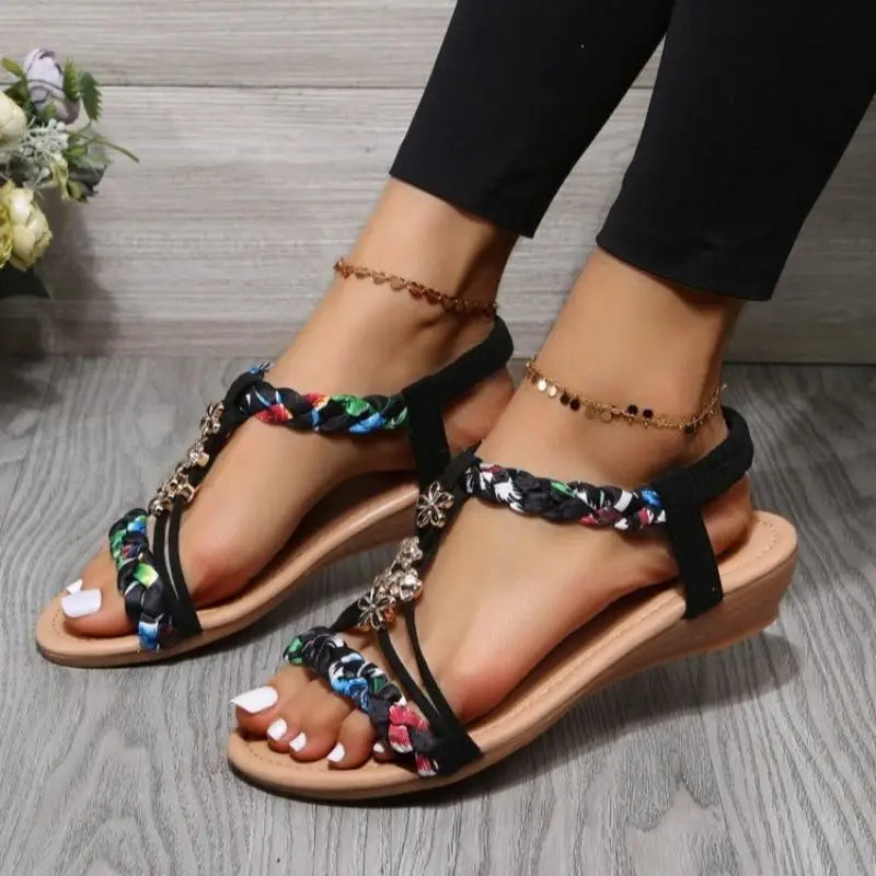 Khate™ - Geflochtene flache Sandalen