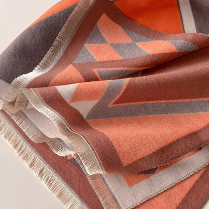 Elena™ – Geometrisches Strickschal
