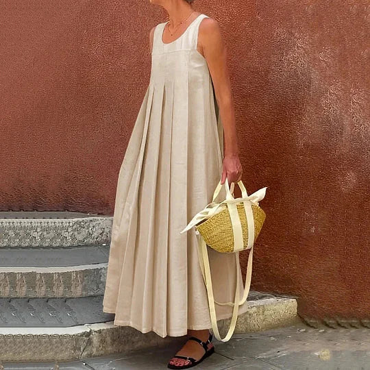 Viola™ – Luftiges Plissee Maxikleid