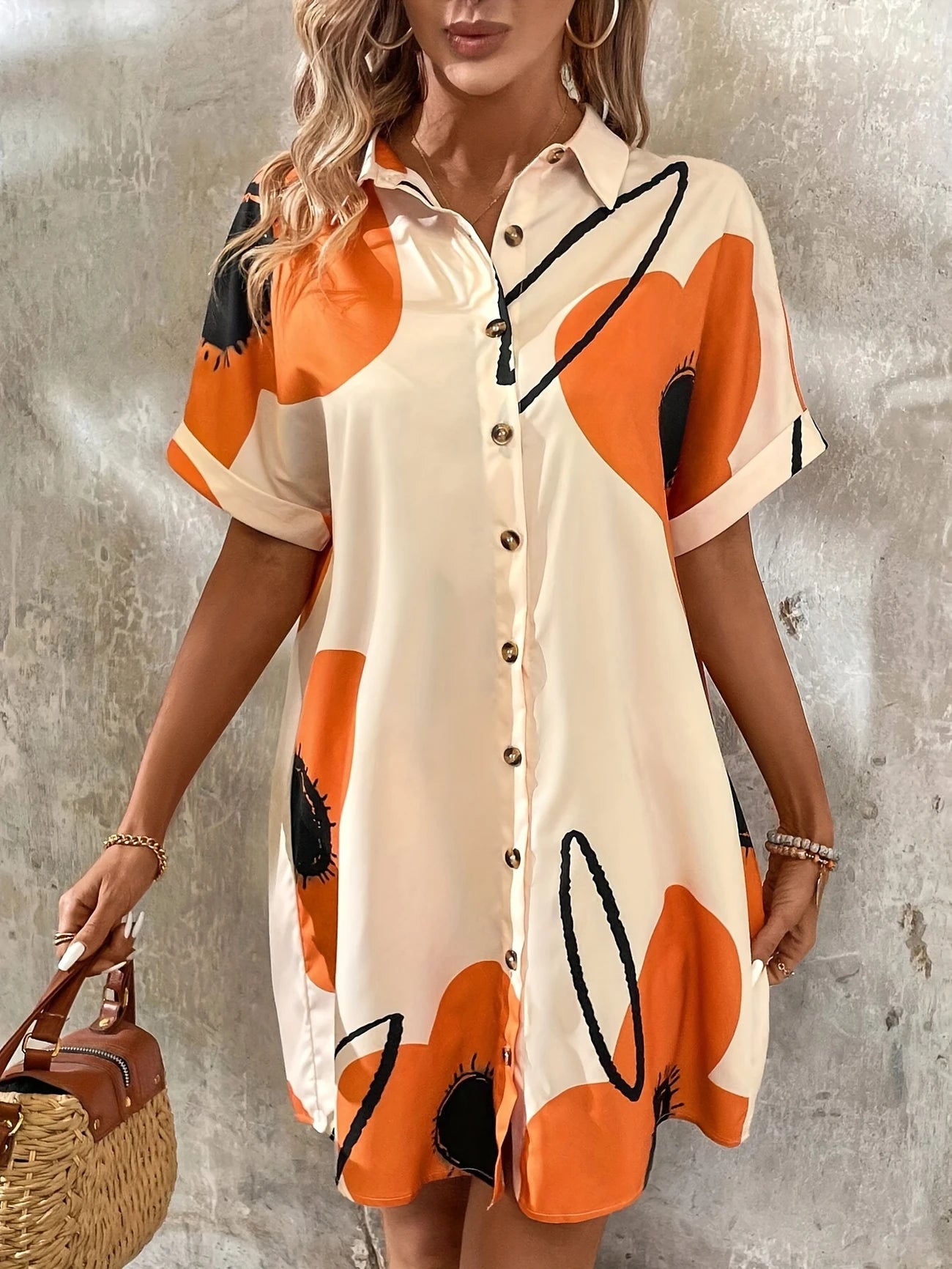 Jessa™ – Hemdkleid mit Knopfleiste für Damen