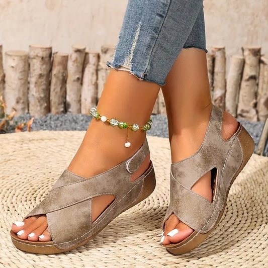 Kelra™ – Vintage-Plateausandalen für Damen