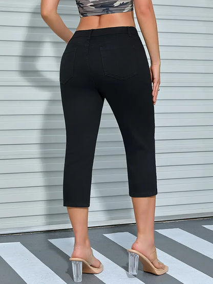 Alondra™ - Dehnbare Capri-Jeans