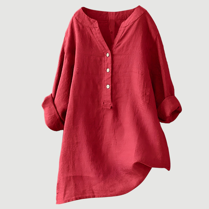Zarina™ – Bequeme Leinenbluse