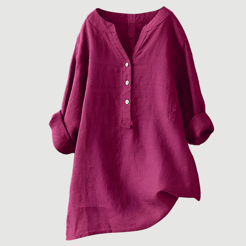 Zarina™ – Bequeme Leinenbluse