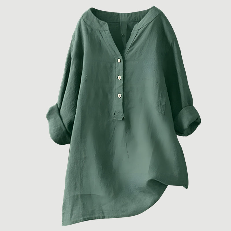 Zarina™ – Bequeme Leinenbluse