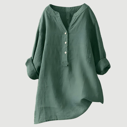 Zarina™ – Bequeme Leinenbluse