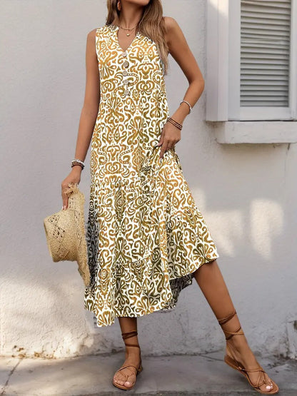 Hedia™ - Ärmelloses Freizeitkleid