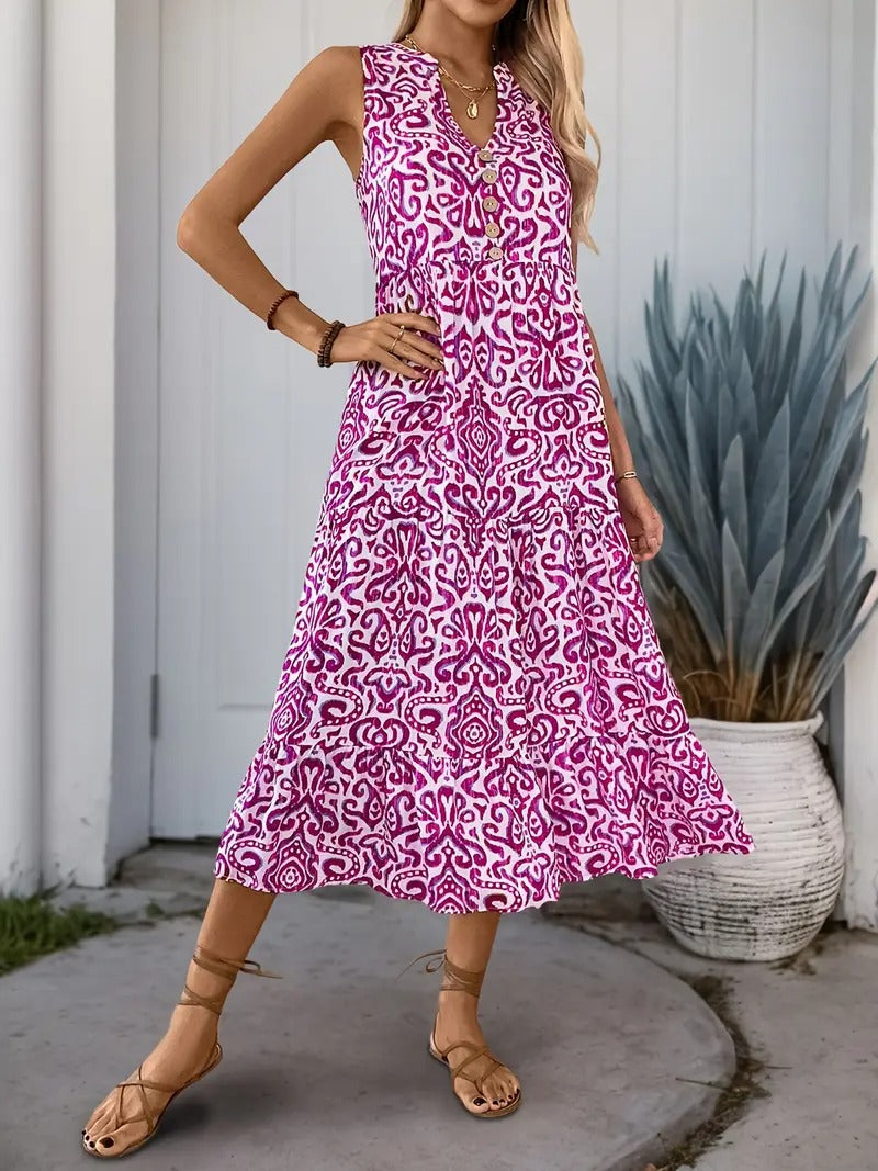 Hedia™ - Ärmelloses Freizeitkleid