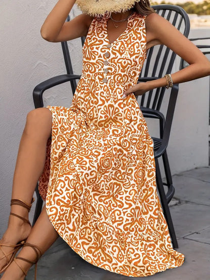 Hedia™ - Ärmelloses Freizeitkleid