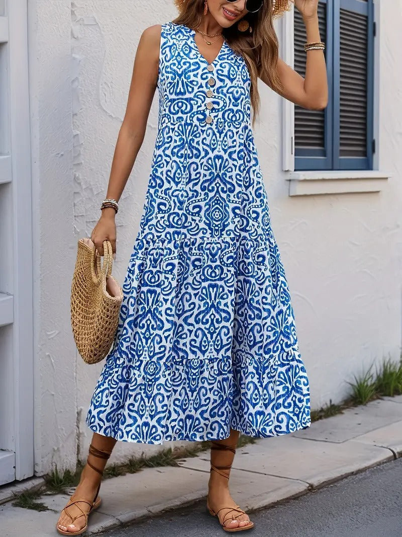 Hedia™ - Ärmelloses Freizeitkleid