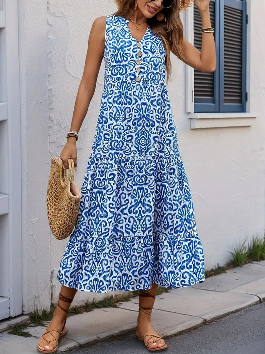 Hedia™ - Ärmelloses Freizeitkleid