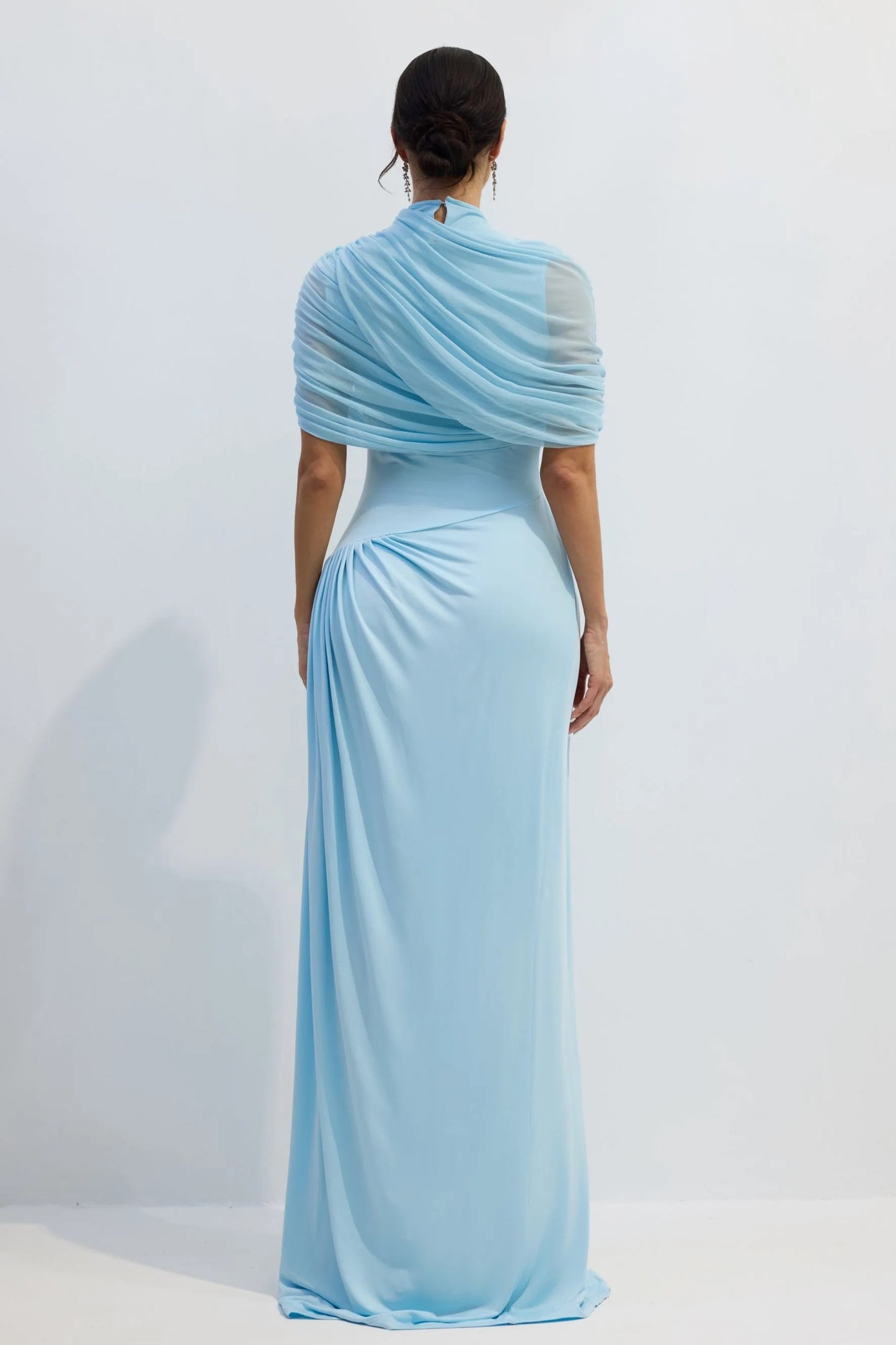 Analiese™ - Asymmetrisches Drapiertes Maxikleid