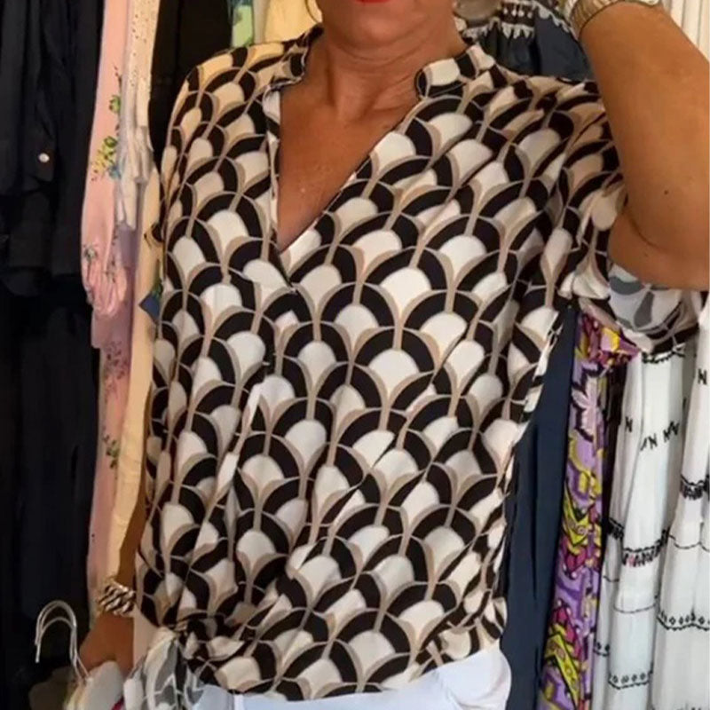 Saskia™ – Gemusterte Bluse