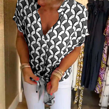 Saskia™ – Gemusterte Bluse