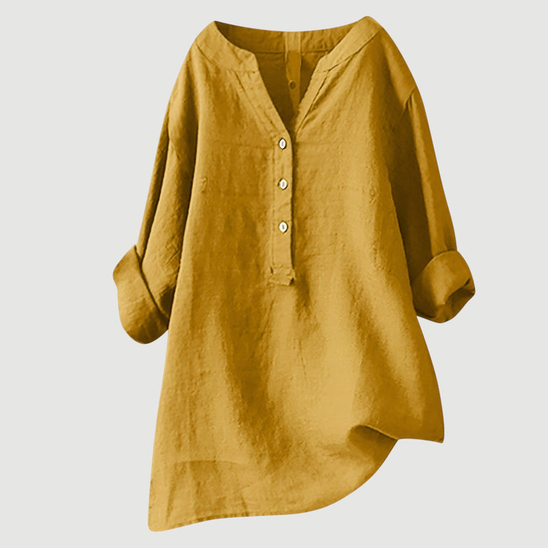 Zarina™ – Bequeme Leinenbluse